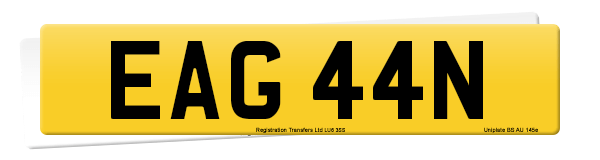 Registration number EAG 44N